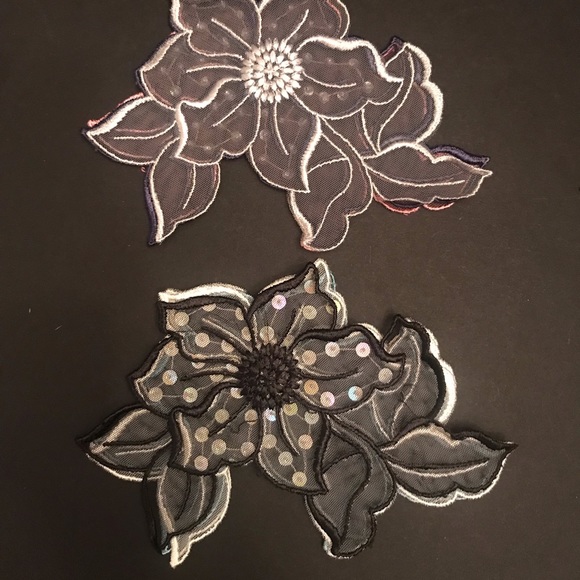 COPY - Mesh Flower And Leaf Appliqué’s (73) - Picture 7 of 13